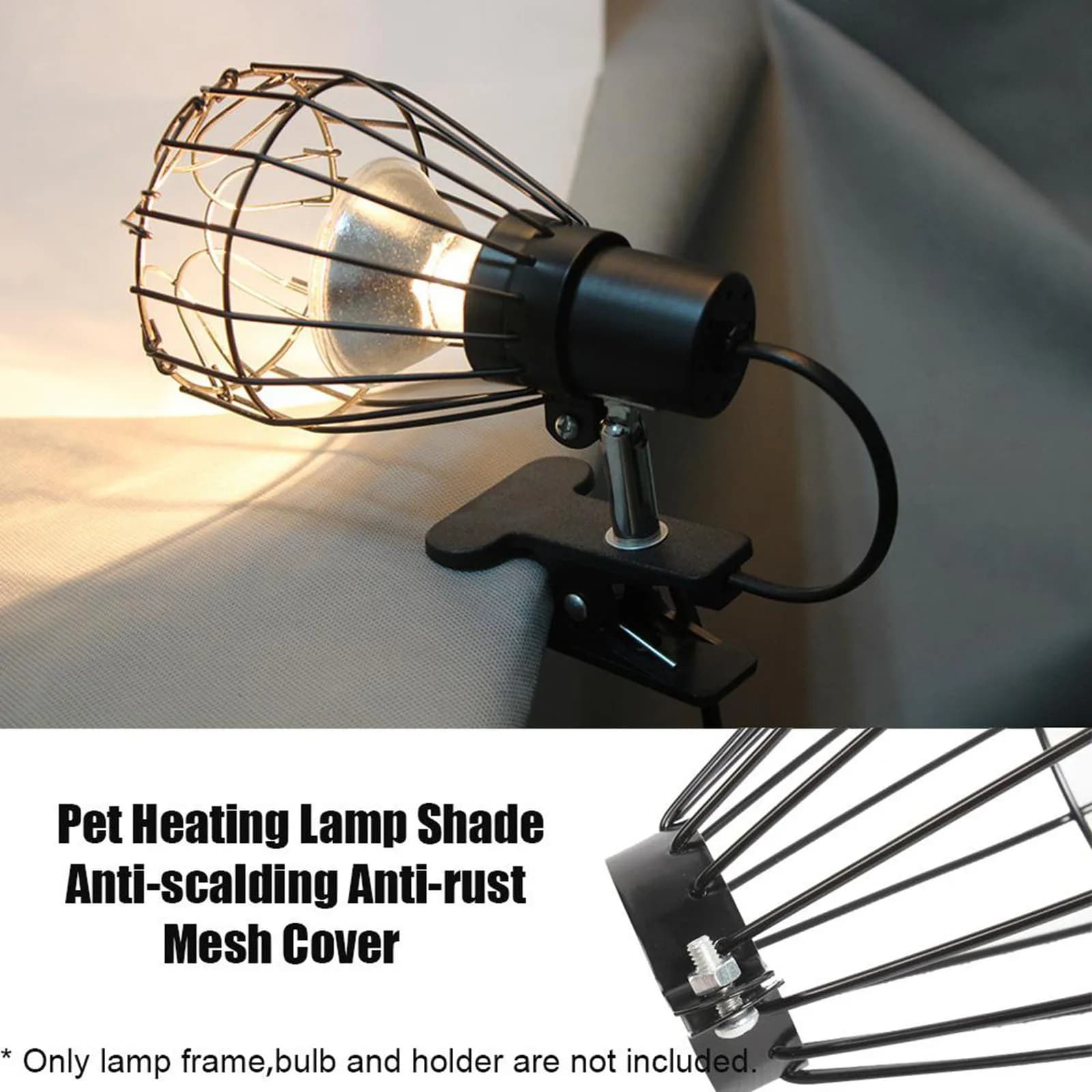 Reptile Heating Lamp Guard Shield