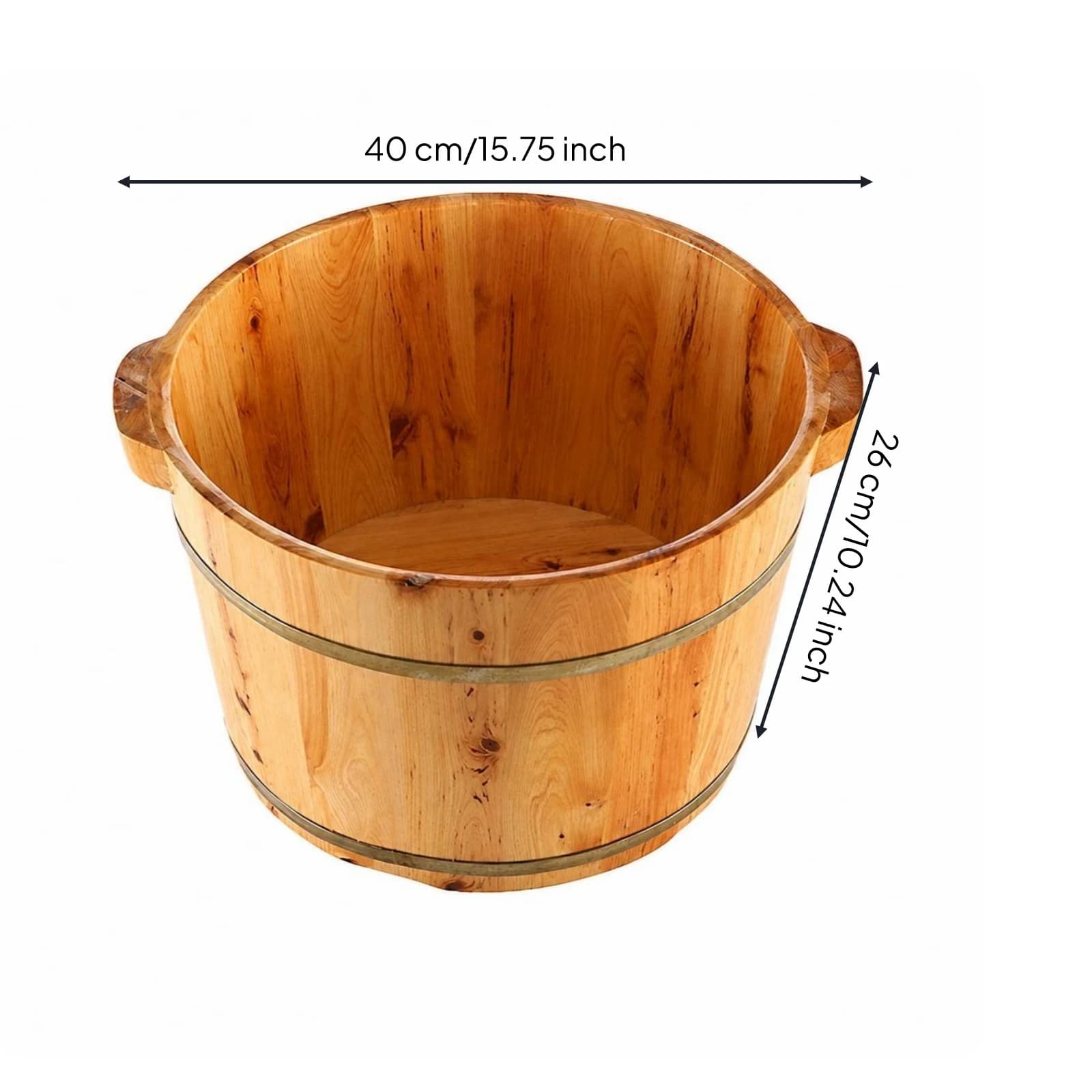 Wooden Foot Bath Soaking Tub