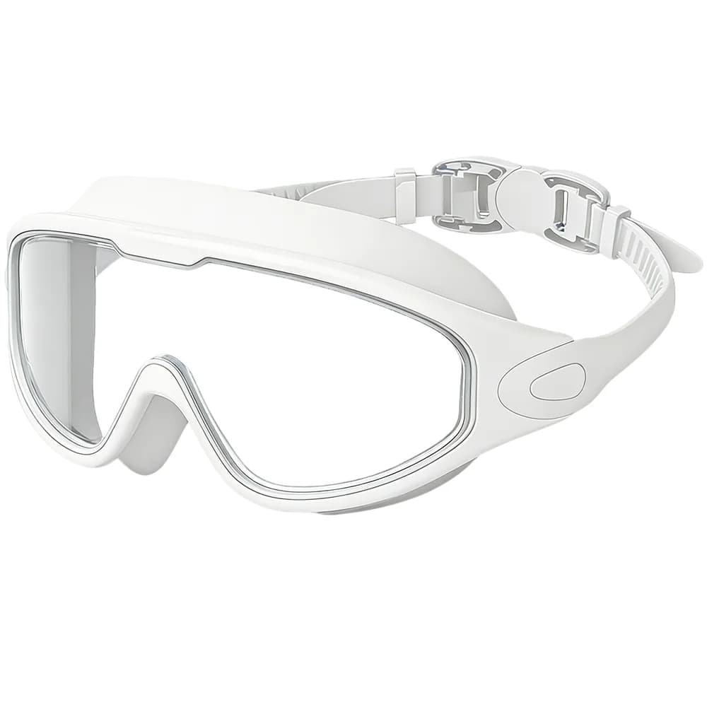 Wide-Angle Pool Goggles with Anti-Fog Lenses