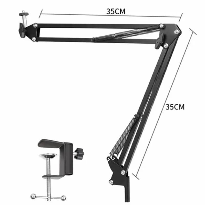 Flexible Arm Phone Tripod with Clamp