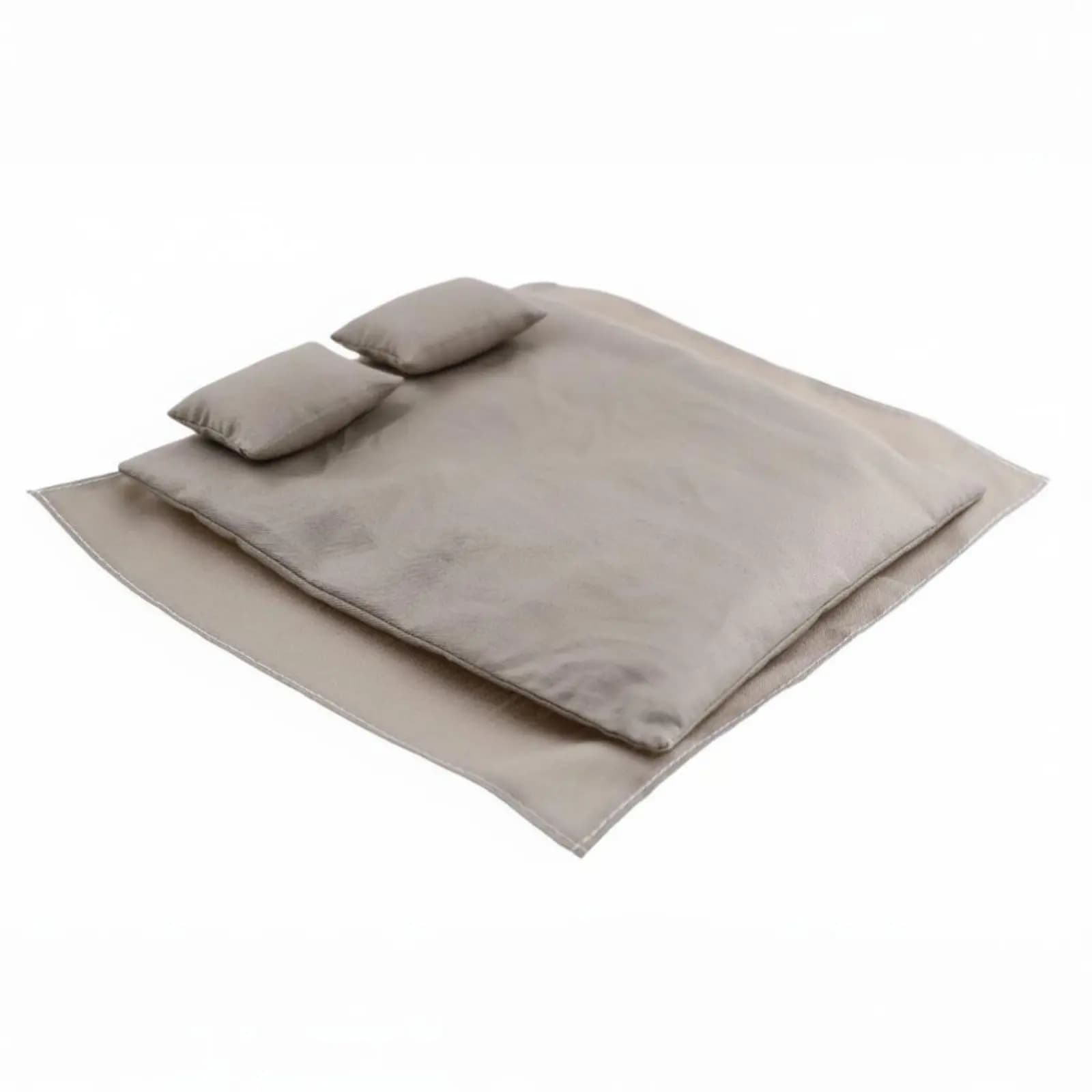 4 Pieces 1:12 Scale Bedding Set Handmade Miniature Quilt and Pillow Set for Collectors, Hobbyists, Diorama