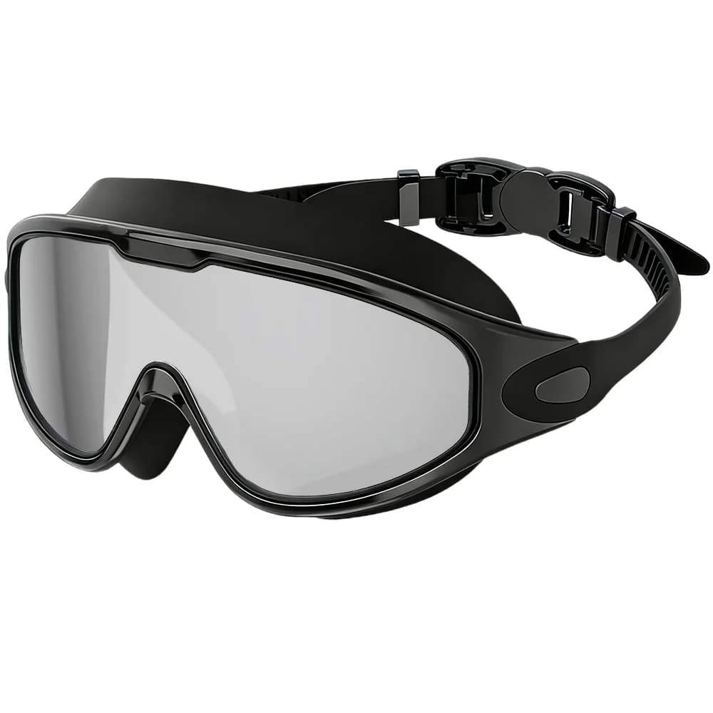 Wide-Angle Pool Goggles with Anti-Fog Lenses
