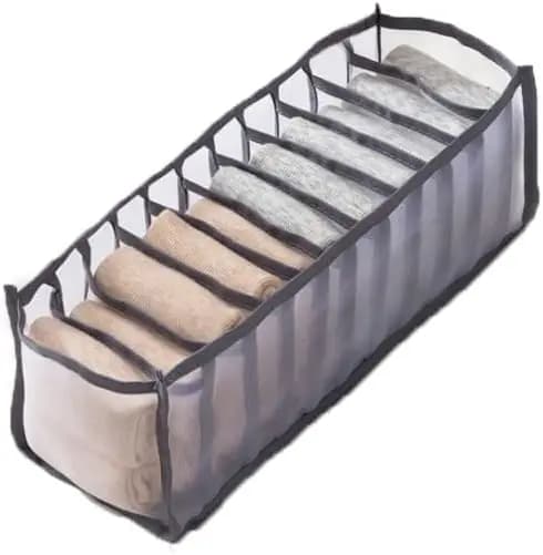 Foldable Closet Organizer Drawer Dividers for Clothes Jeans Underwear Storage Box Space Saving Wardrobe Underwear Accessories