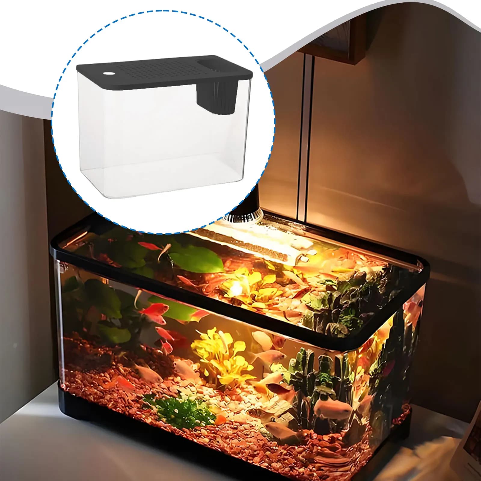 Reptile Terrarium Clear View Breeding Tank Habitat