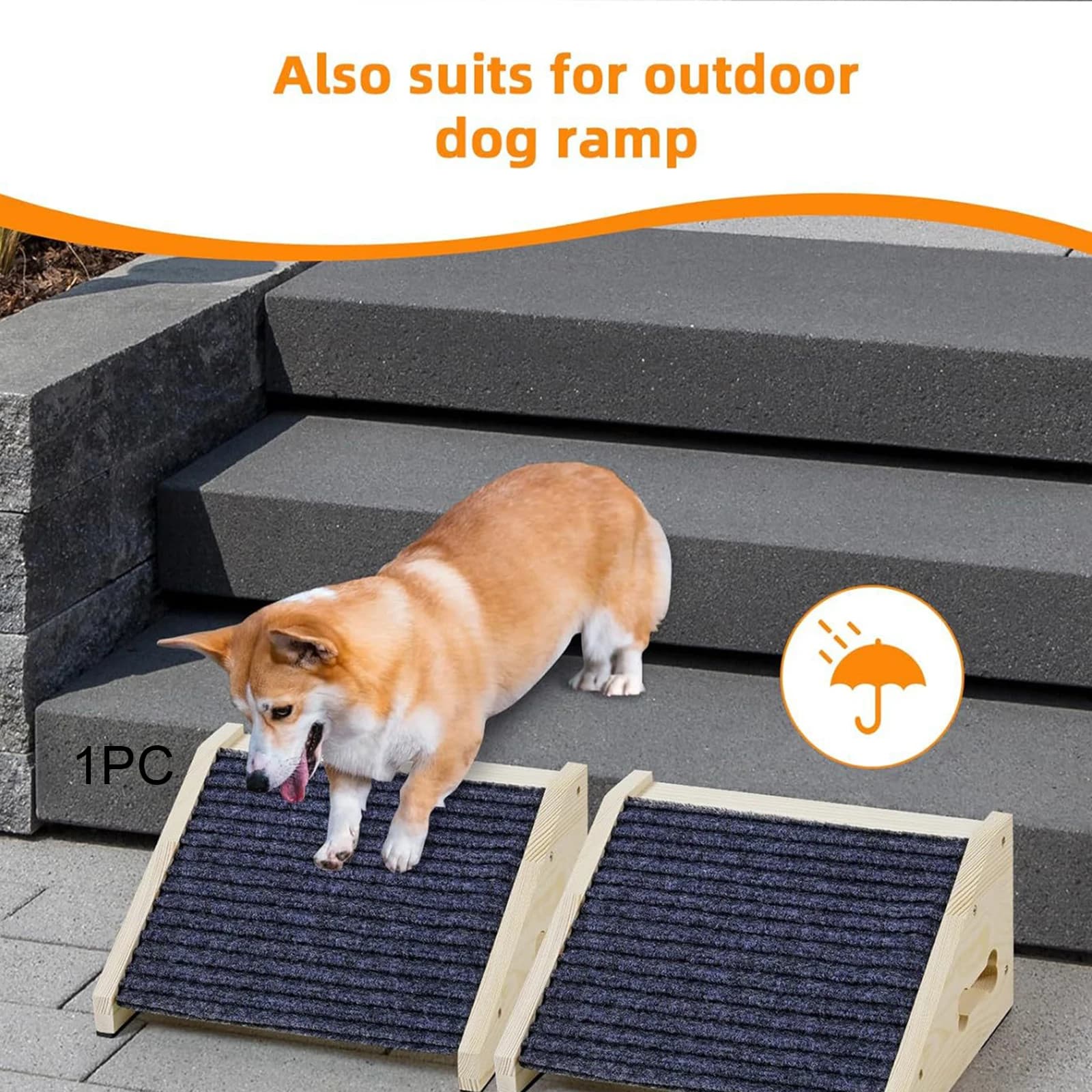 Wooden Pet Step Ladder