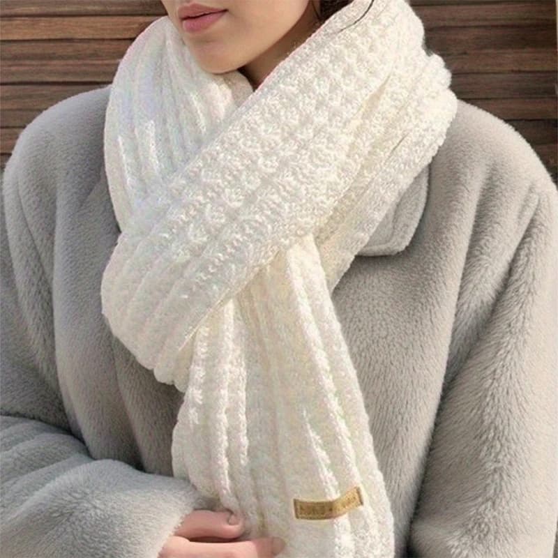 Thick Cable Knit Winter Scarf