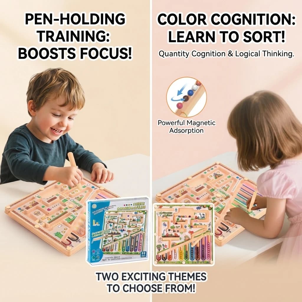Magnetic Maze Advanced Puzzle Toy