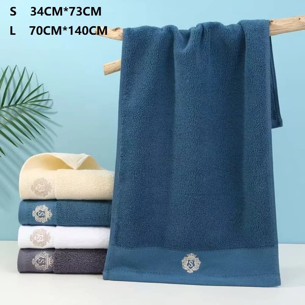 Cotton Bath Towels, Two Sizes