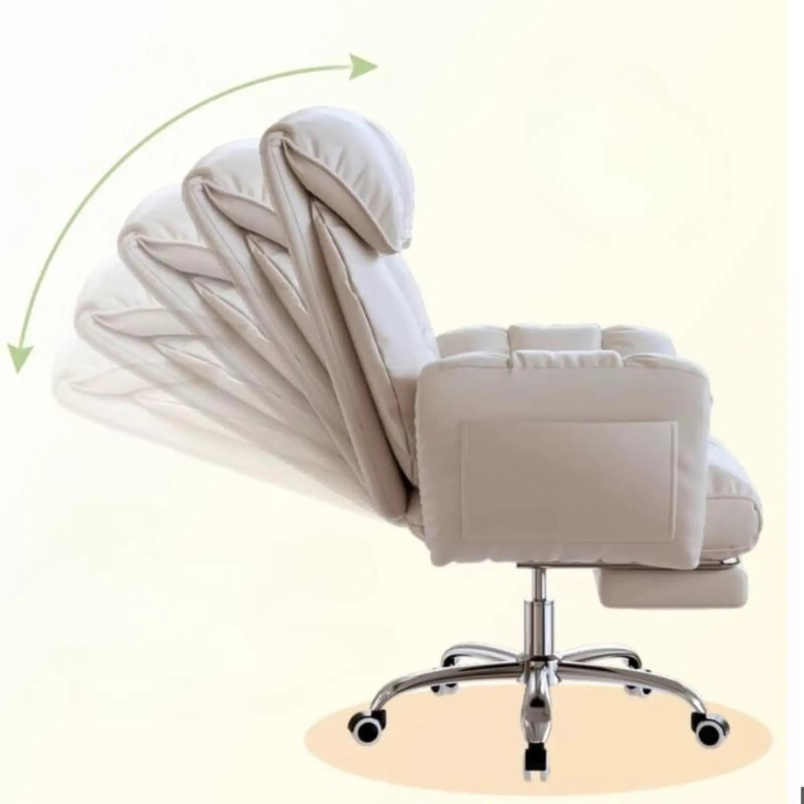 Adjustable High-Back Office Chair with Lumbar Support