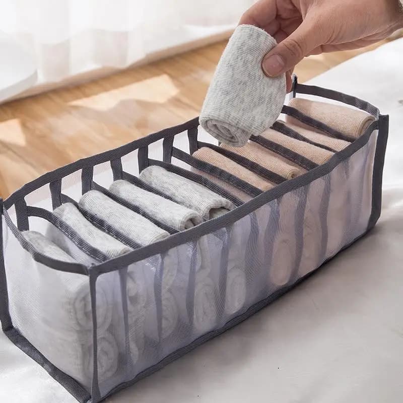 Foldable Closet Organizer Drawer Dividers for Clothes Jeans Underwear Storage Box Space Saving Wardrobe Underwear Accessories