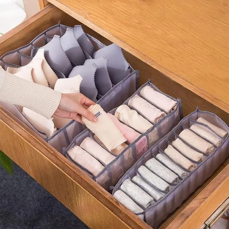 Foldable Closet Organizer Drawer Dividers for Clothes Jeans Underwear Storage Box Space Saving Wardrobe Underwear Accessories