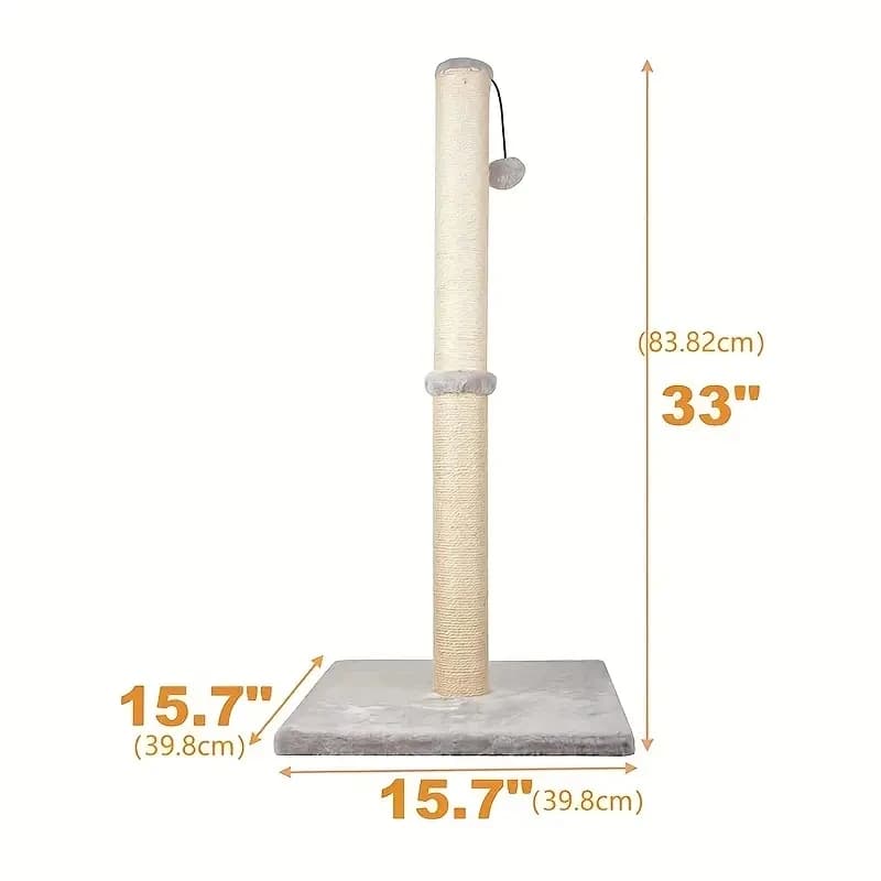 Vertical Sisal Rope Cat Scratching Post