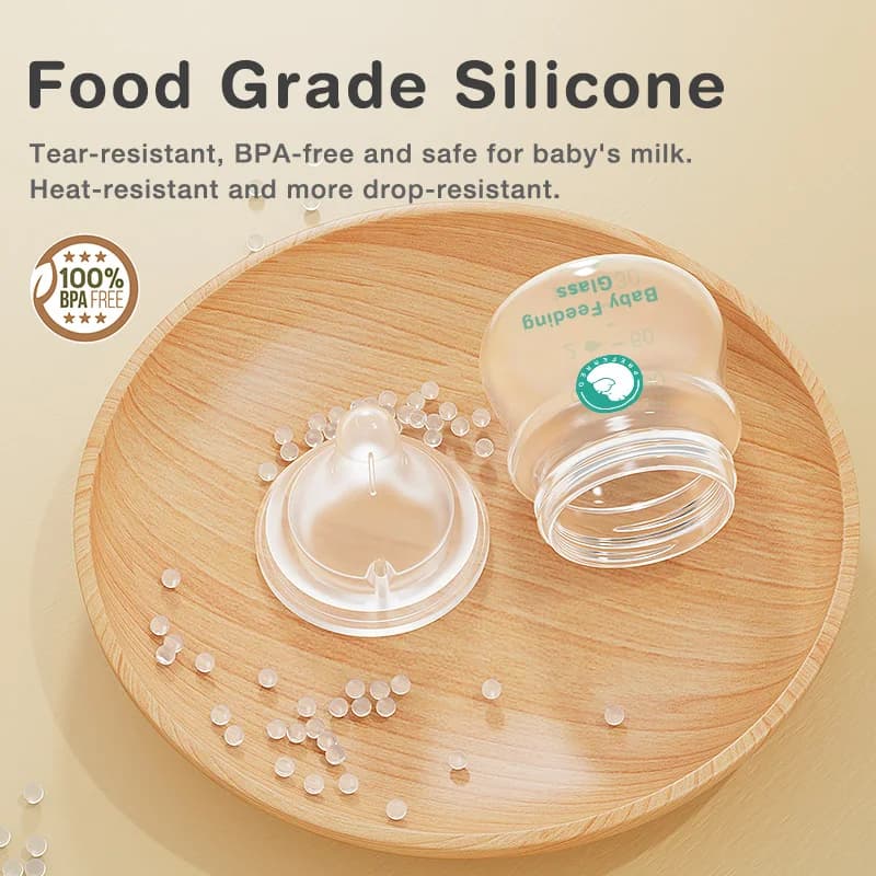 1PCS Newborn Feeding Bottles 90ML/160ML Baby Bottle Glass Bottles Anti-flatulence Milk Feeding Bottles Infant