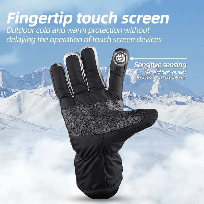Winter Touchscreen Ski Gloves Waterproof