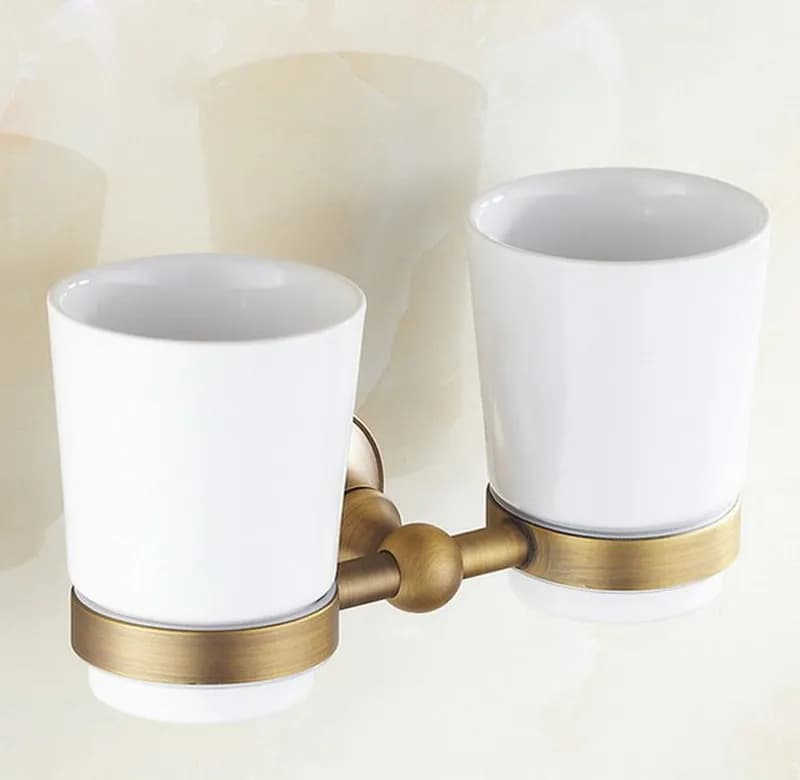Bathroom Accessories Antique Brass Collection, Towel Ring, Paper Holder, Toilet Brush, Coat Hook, Bath Rack, Soap Dish Nzh05