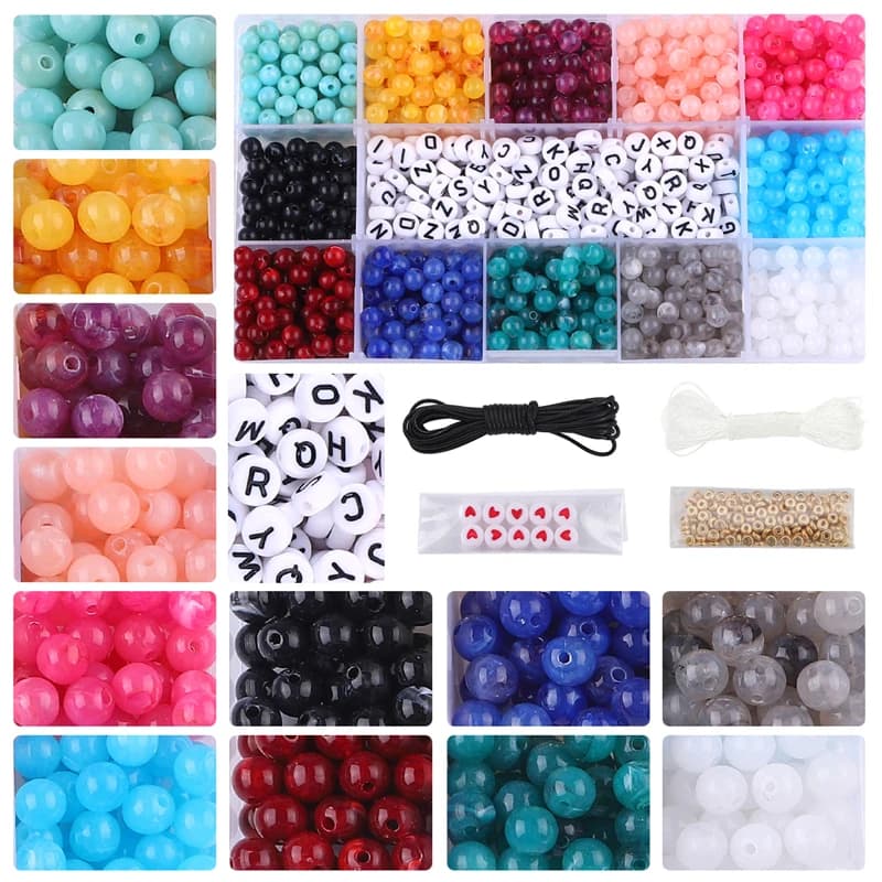 Jewelry Making Kit With Acrylic Beads