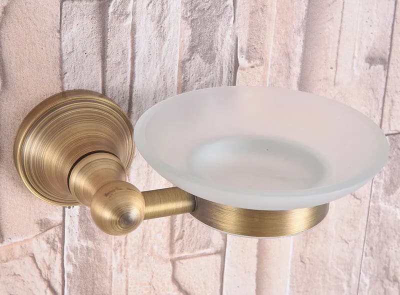 Bathroom Accessories Antique Brass Collection, Towel Ring, Paper Holder, Toilet Brush, Coat Hook, Bath Rack, Soap Dish Nzh05