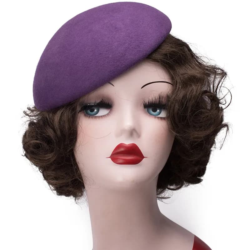 Women's Wool Pillbox Hat