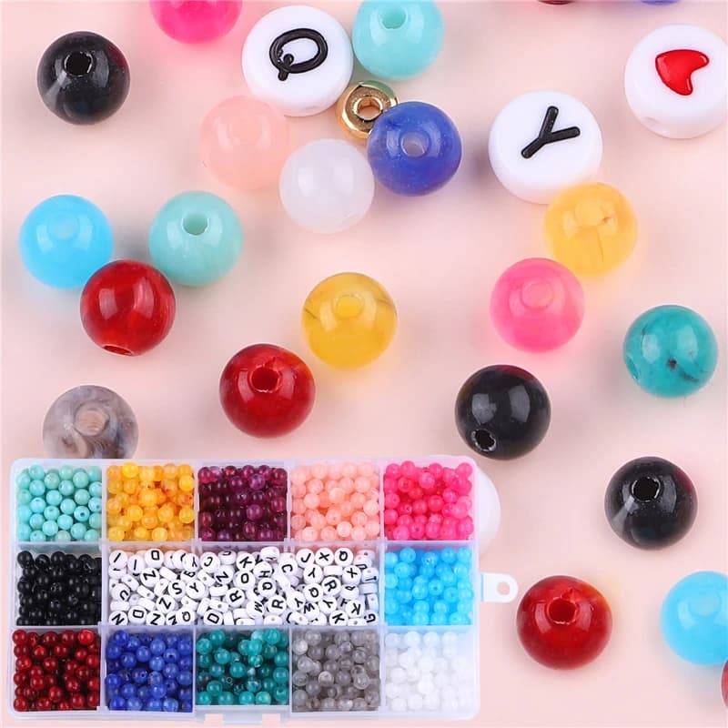Jewelry Making Kit With Acrylic Beads