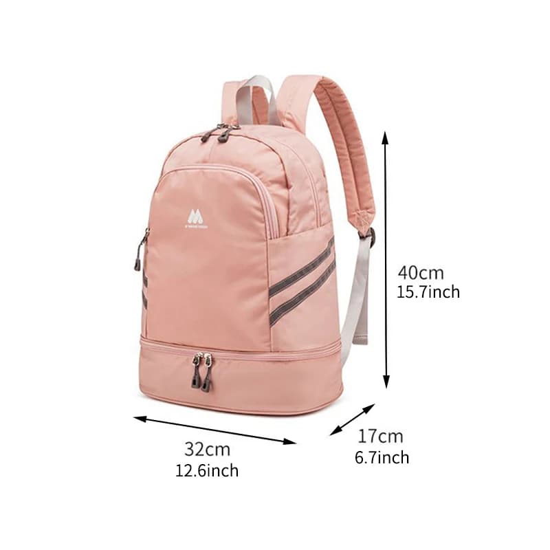 Large Capacity Backpack With Shoe Storage