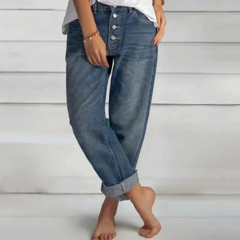 Women's High Waist Wide Leg Jeans