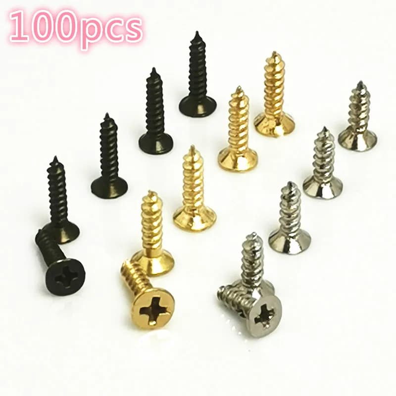 Bronze Wood Screw Assortment Kit, 100 Pieces