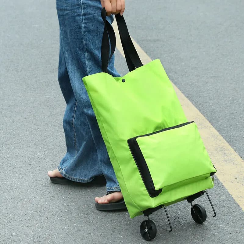 Folding Shopping Cart with Wheels