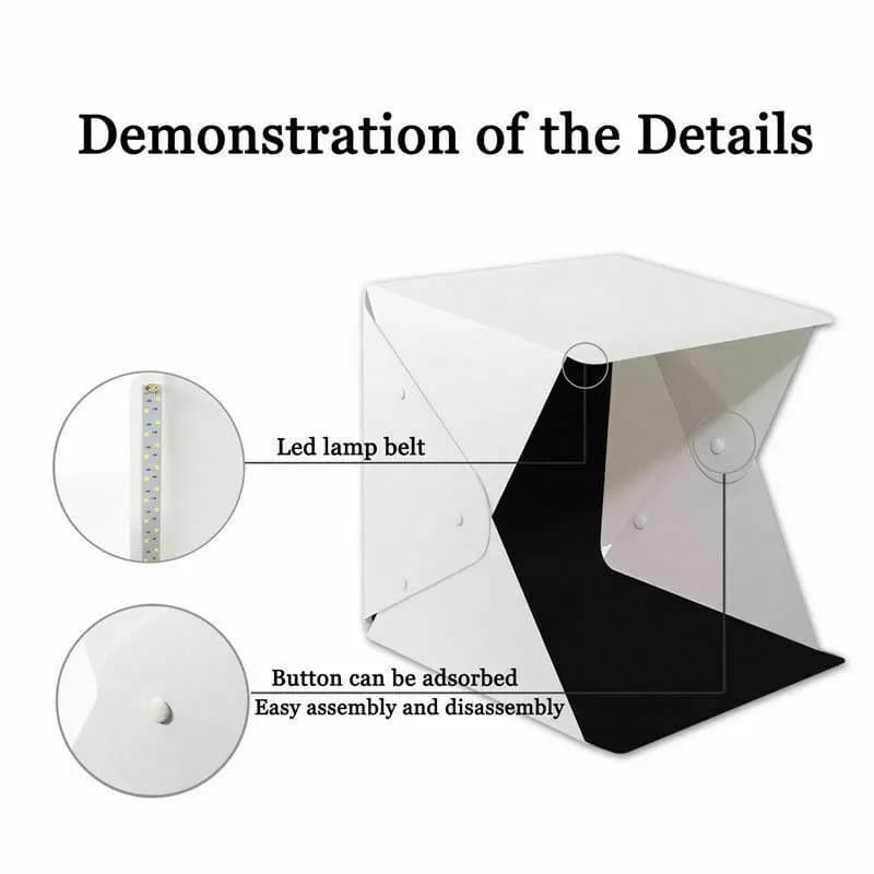 Portable LED Tabletop Photography Lightbox
