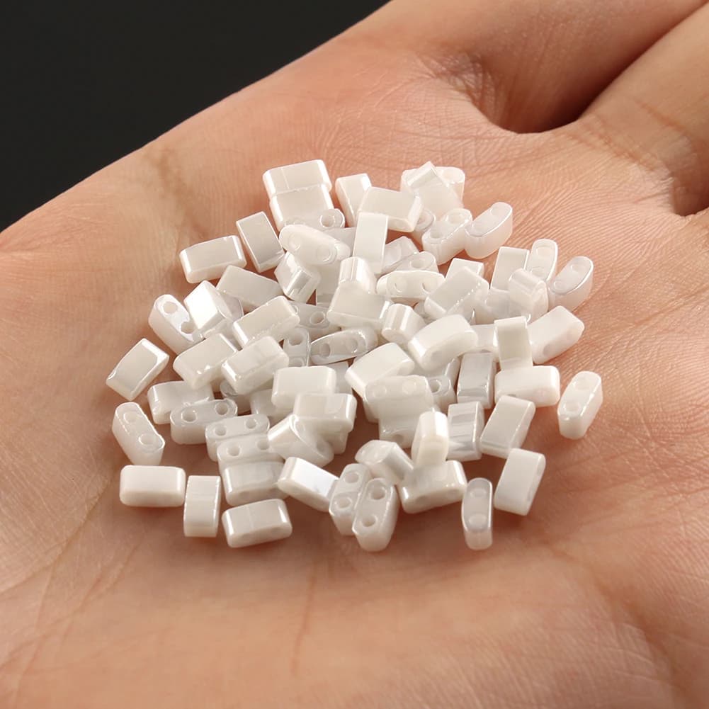 Multicolor Two-Hole Seedbeads for Jewelry