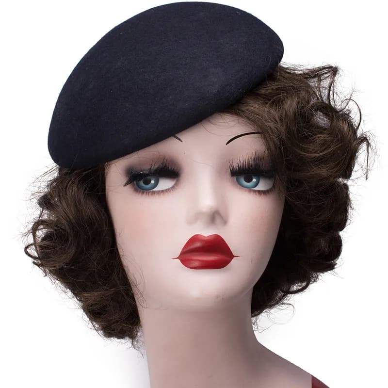 Women's Wool Pillbox Hat