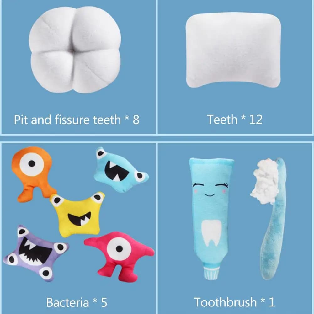 Dental Care Role Play Toy Set for Preschoolers
