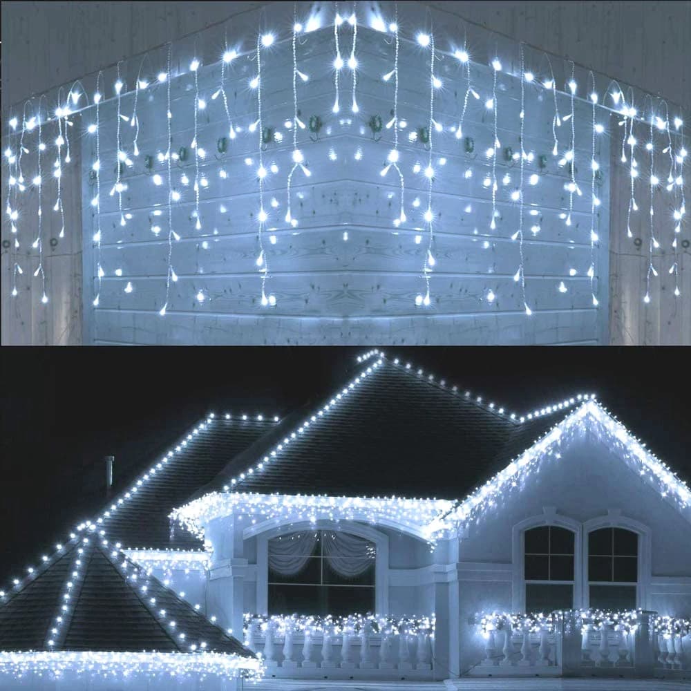 LED Icicle Curtain Lights