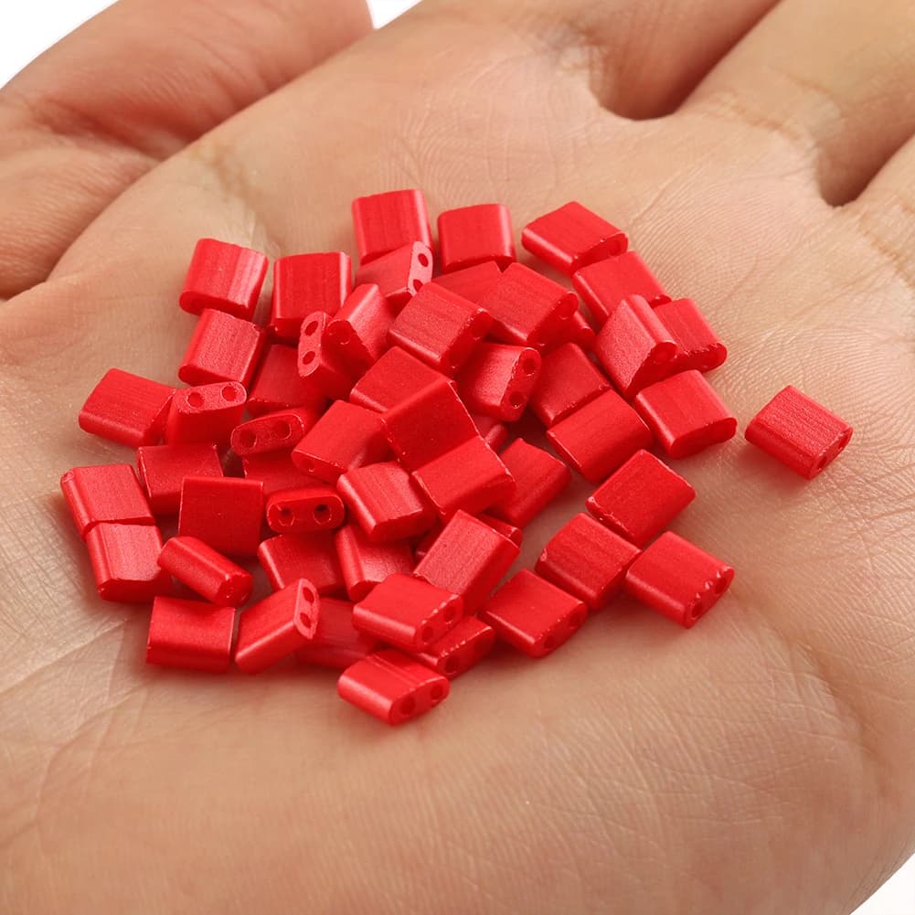 Multicolor Two-Hole Seedbeads for Jewelry