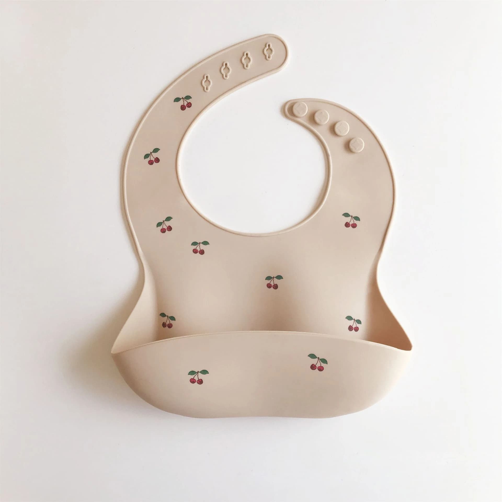 Baby Silicone Waterproof Bibs Lemon Cherry
