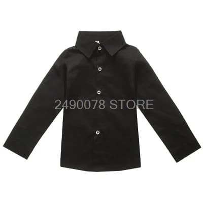 Boys White Long-Sleeve Dress Shirt