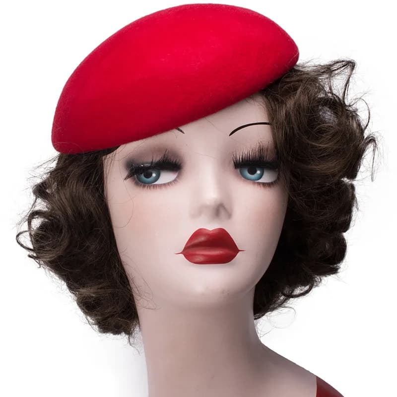 Women's Wool Pillbox Hat