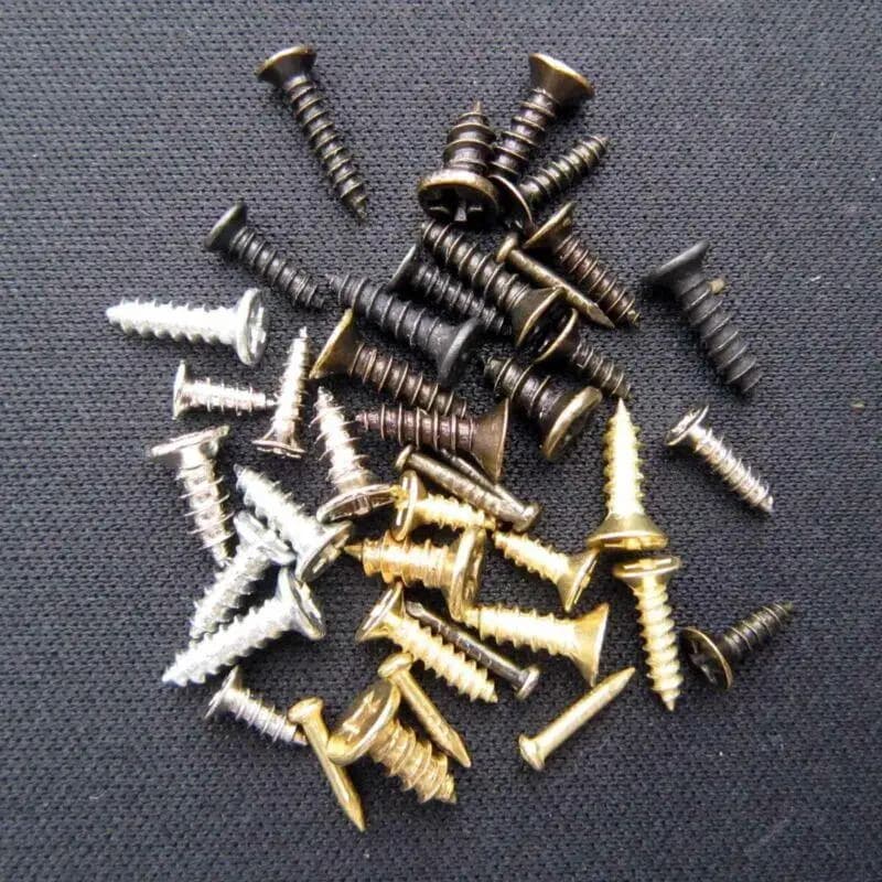 Bronze Wood Screw Assortment Kit, 100 Pieces