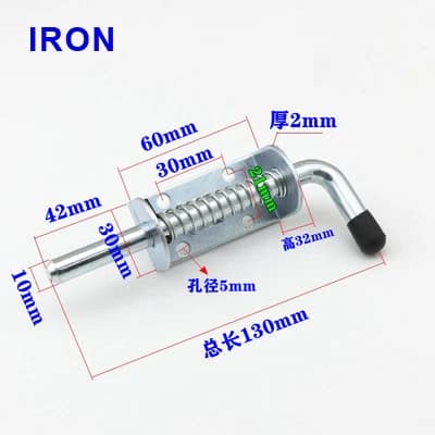Stainless Steel Heavy Spring Door Bolt
