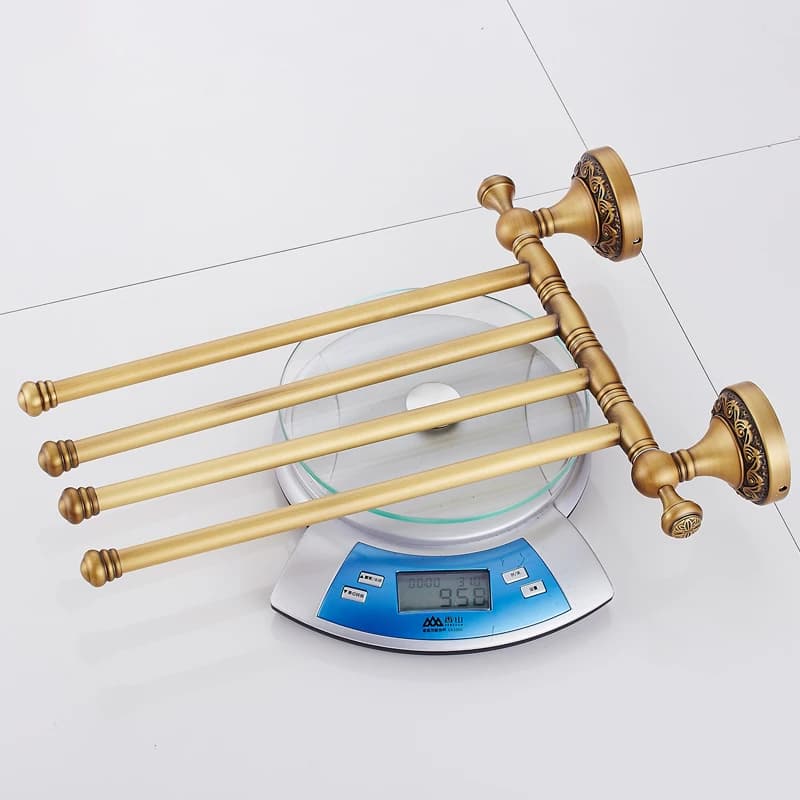 Bathroom Accessories Towel Holder Antique Bronze Movable Bath Towel Rack Bathroom Hardware 8024DH-4