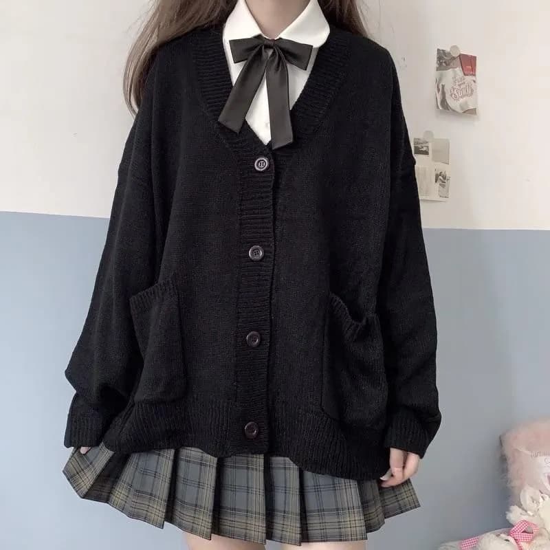 School Girl JK Cardigan Sweater Coat