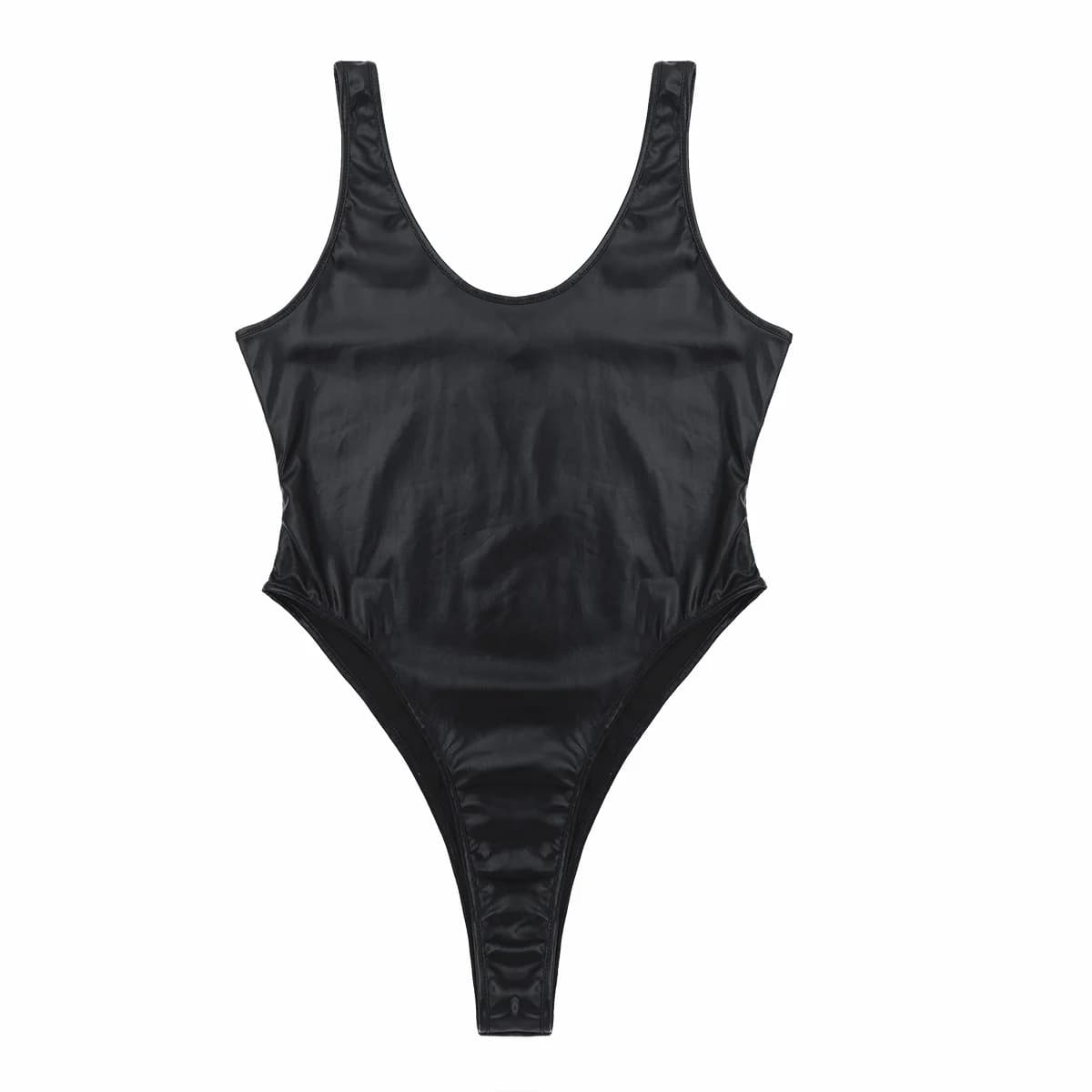 Women's Sleeveless One-Piece High-Cut Swimsuit