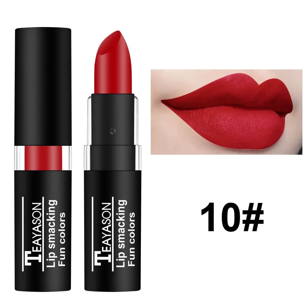 12 Color Waterproof Matte Lipstick Palette