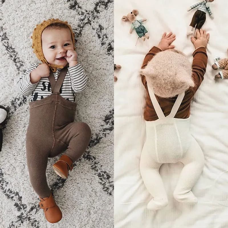 Baby Winter Tights With Strap