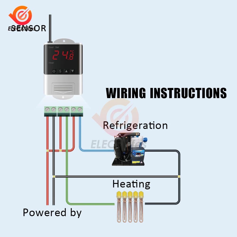 Digital Aquarium Thermostat Controller DTC1200