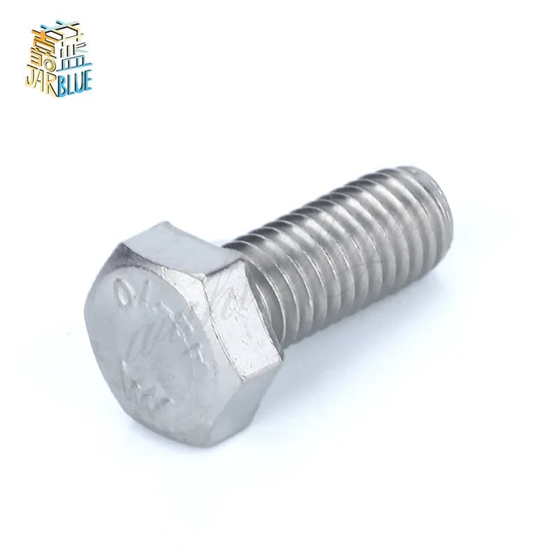 Stainless Steel M10 Hex Bolts Fine Thread