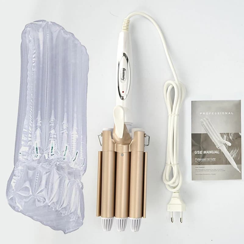 Triple Barrel Ceramic Curling Iron