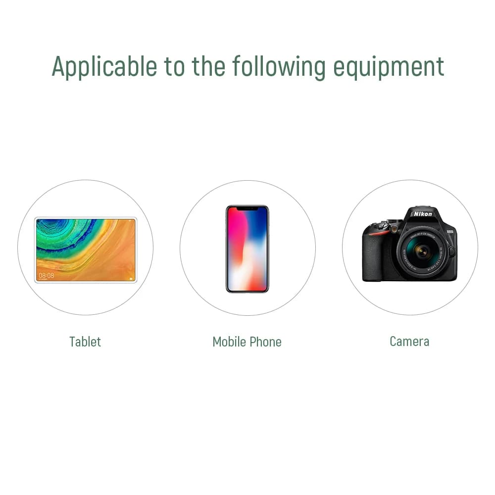 Foldable Phone Tripod Stand, Adjustable Height
