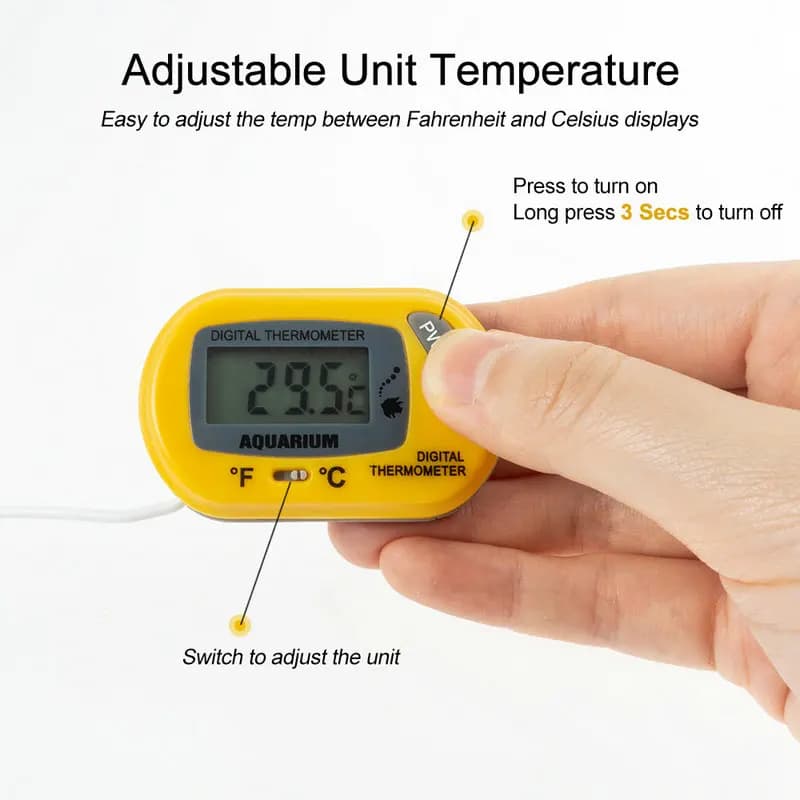 Digital Aquarium Thermometer with Sensor Probe