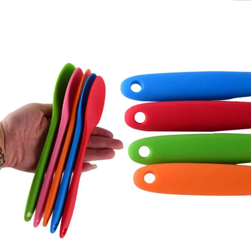 Silicone Mixing Spoon with Long Handle