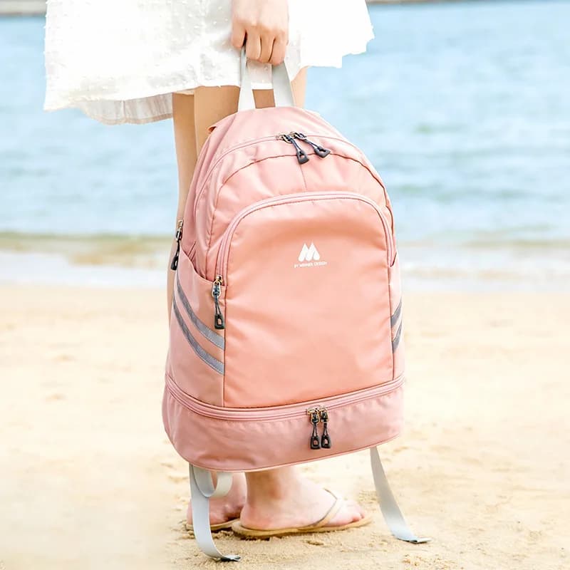 Large Capacity Backpack With Shoe Storage